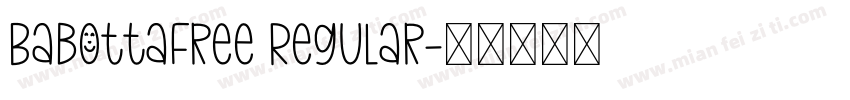 BabottaFree Regular字体转换